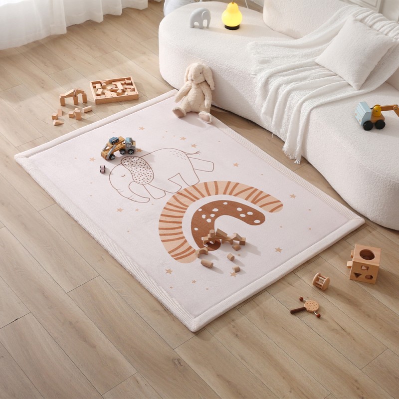 Hakuna Matte Cloud Play Mat - Rainbow Elephant 170 x 120 x 2.5 cm