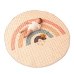 Hakuna Matte Quilted Play Mat - Boho Rainbow