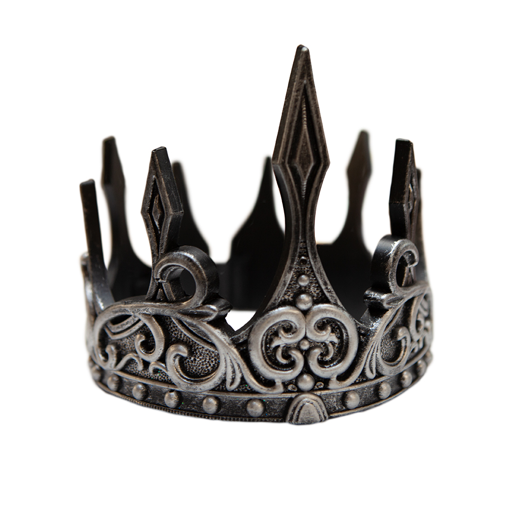 Great Pretenders Medieval Crown, Silver/Black