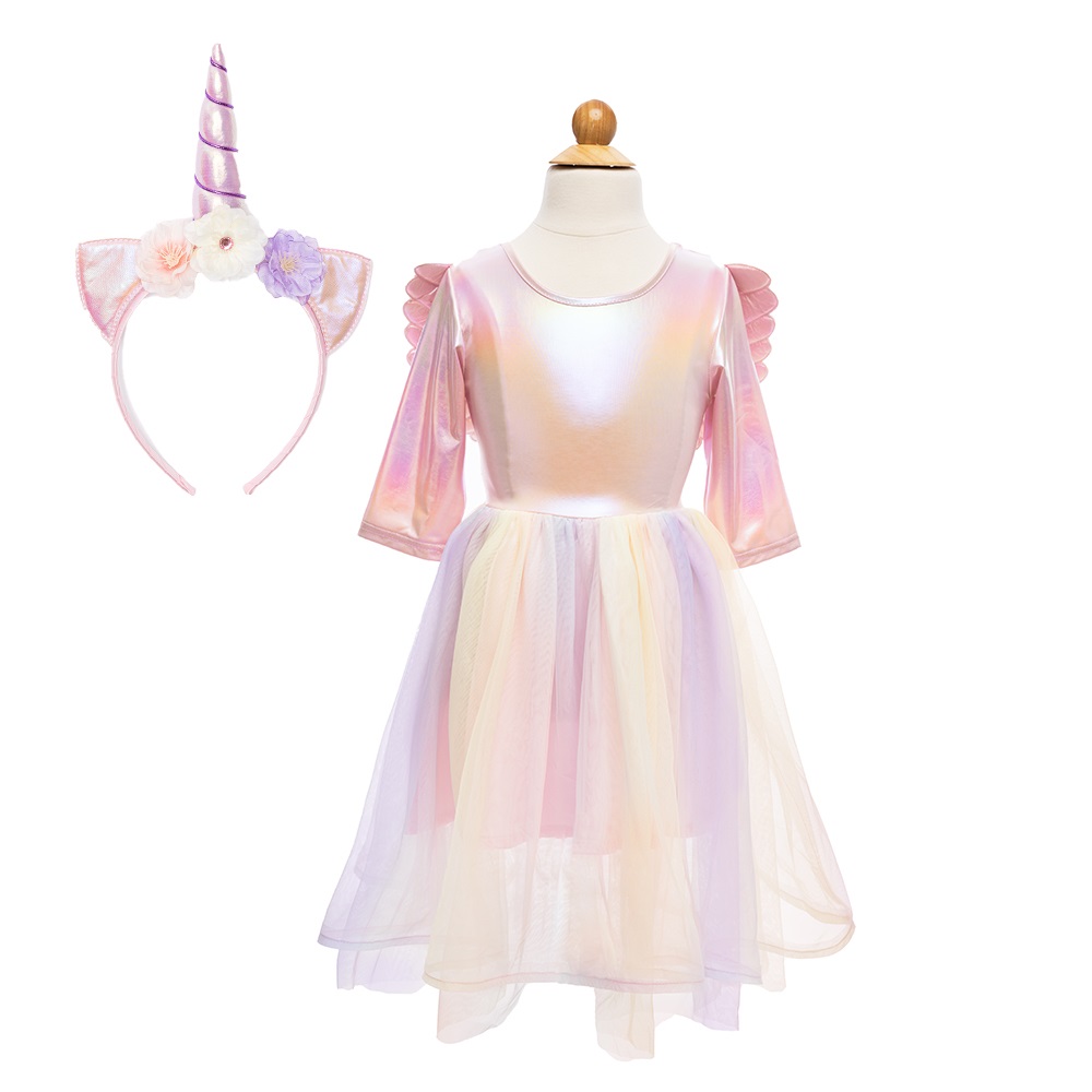 Great Pretenders Alicorn Dress, Wings and Headband, SIZE US 7-8