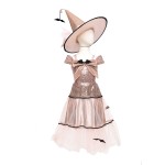 Great Pretenders Glam Witch Dress w/ Hat, SIZE US 5-6