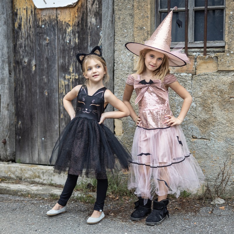 Great Pretenders Glam Witch Dress w/ Hat, SIZE US 5-6