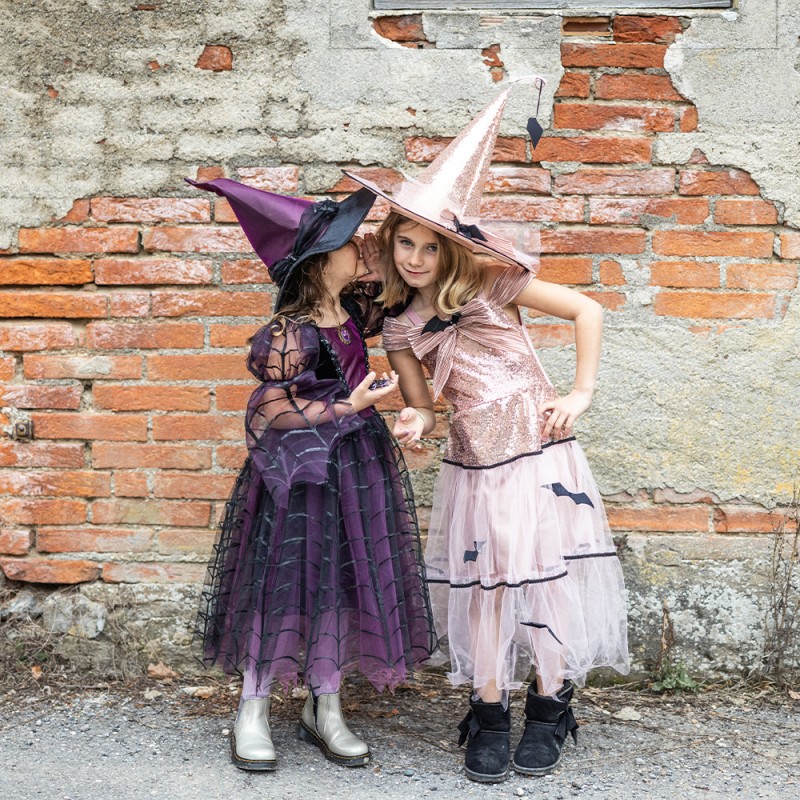 Great Pretenders Glam Witch Dress w/ Hat, SIZE US 5-6