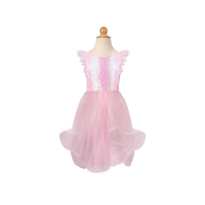 Great Pretenders Pink Sequins Twirl Dress, SIZE US 5-6