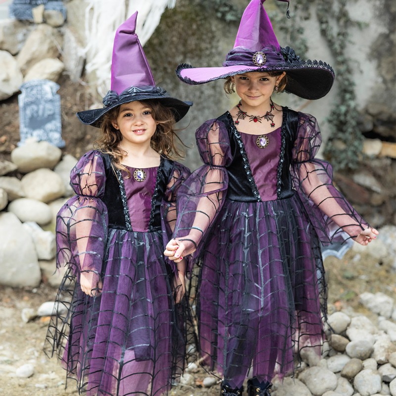 Great Pretenders Amethyst the Spider Witch w/Hat, SIZE US 7-8