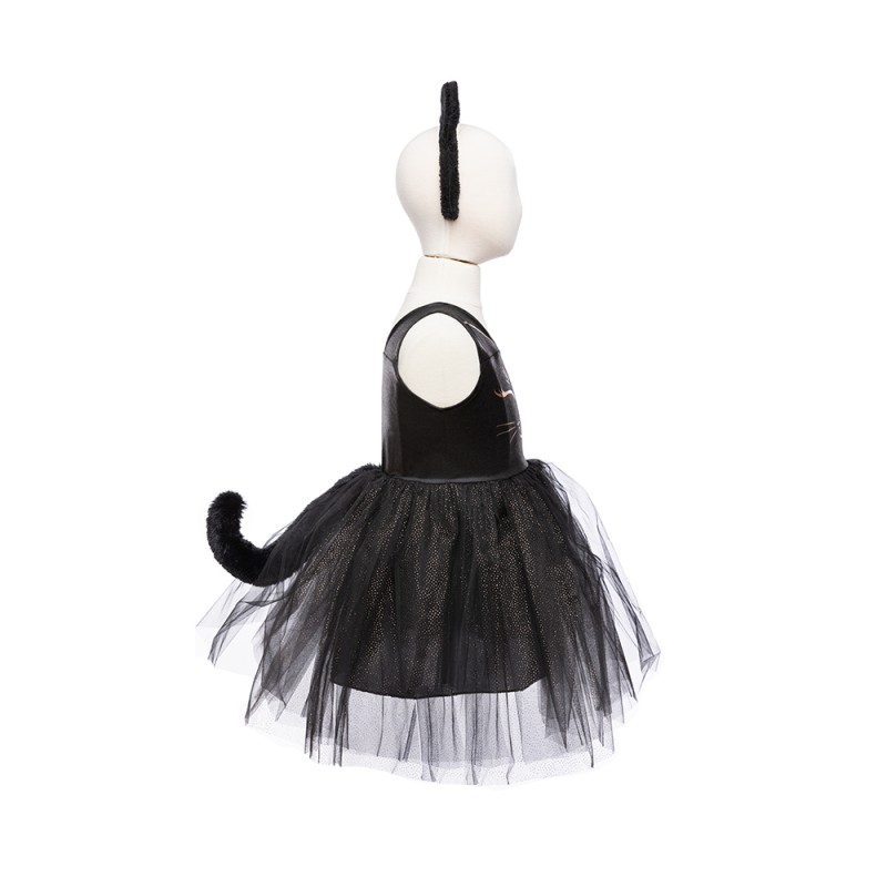 Great Pretenders Black Cat Dress and Headpiece, SIZE US 3-4