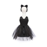 Great Pretenders Black Cat Dress and Headpiece, SIZE US 3-4