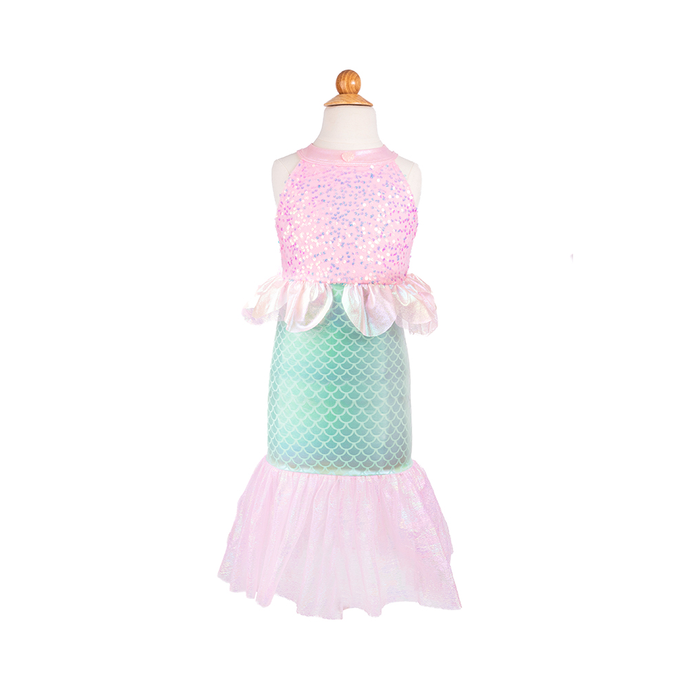 Great Pretenders Misty Mermaid Dress Pink, SIZE US 5-6