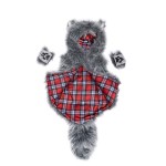 Great Pretenders Big Bad Wolf Vest with Gloves, SIZE US 3-4