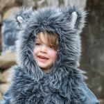 Great Pretenders Big Bad Wolf Vest with Gloves, SIZE US 3-4