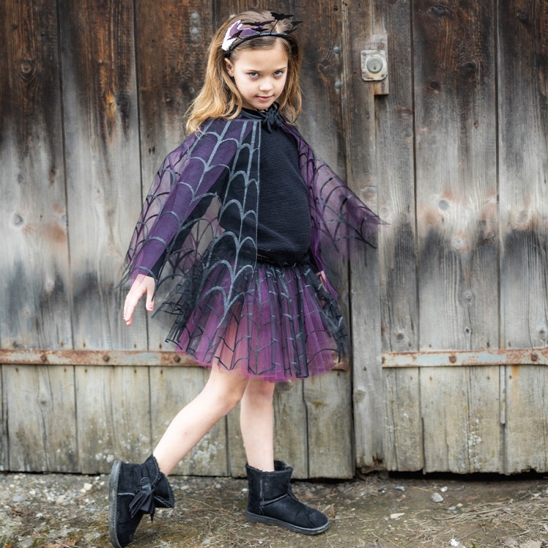 Great Pretenders Spiderweb Cape and Tutu, SIZE US 4-6