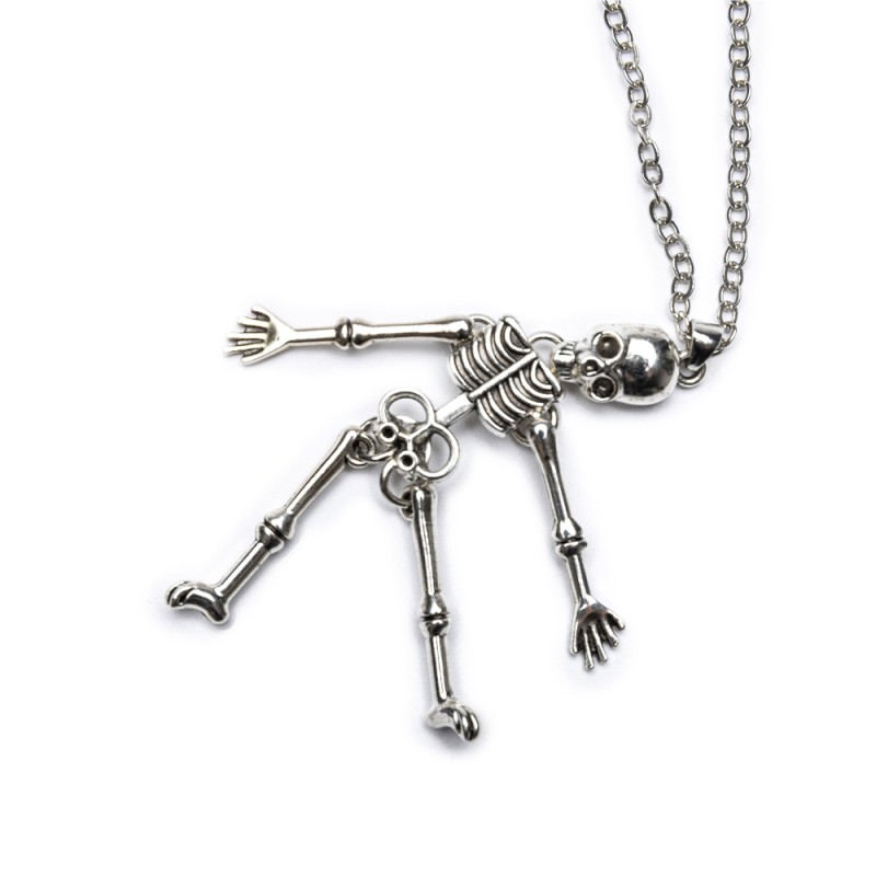 Great Pretenders Spooky Scary Skeleton Necklace