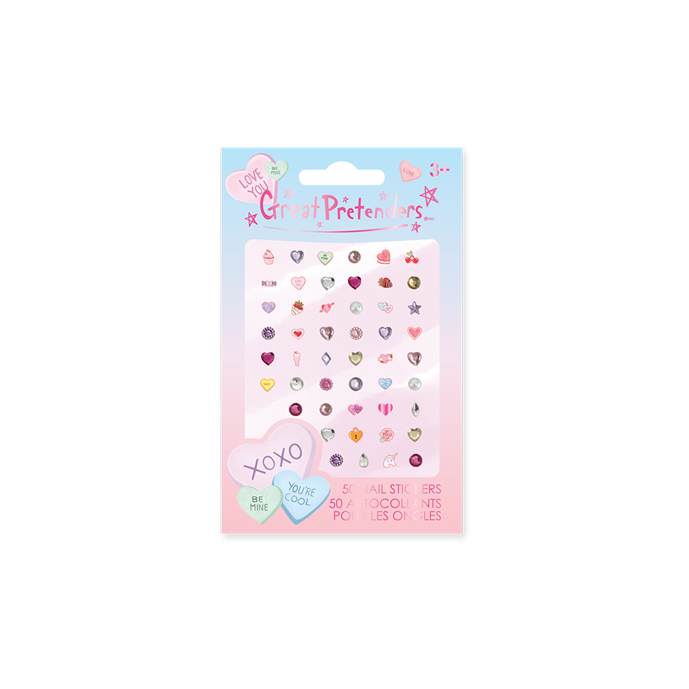 Great Pretenders Candy Heart Nail Stickers