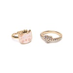 Great Pretenders Boutique Kitty Love Ring Set 2 Pcs