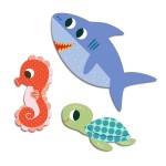 Djeco Baby stickers Sea animals