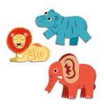 Djeco Baby stickers Safari animals