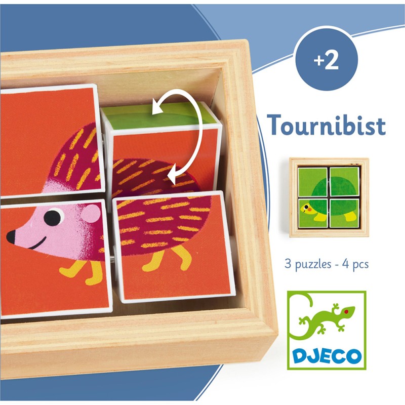 Djeco frame puzzle Tournibist - FSC 100%