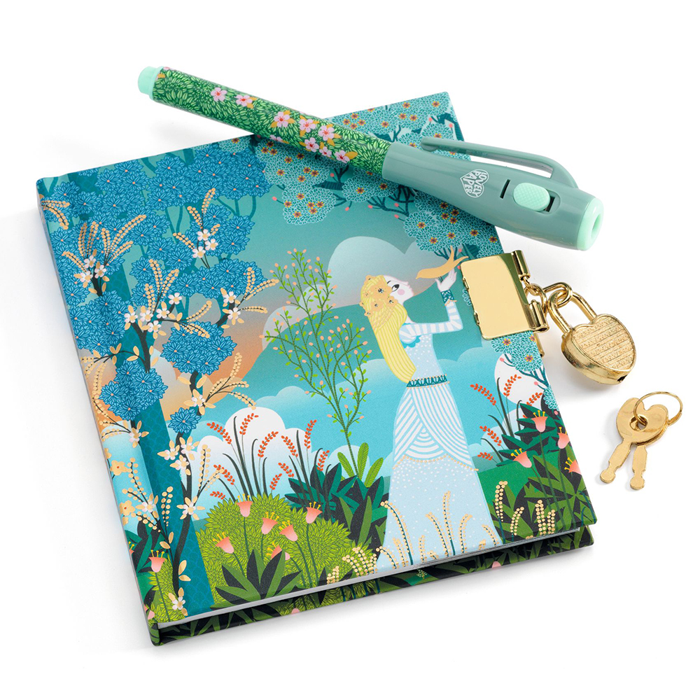 Djeco Charlotte little secret notebook - magic marker - Life style Notebook