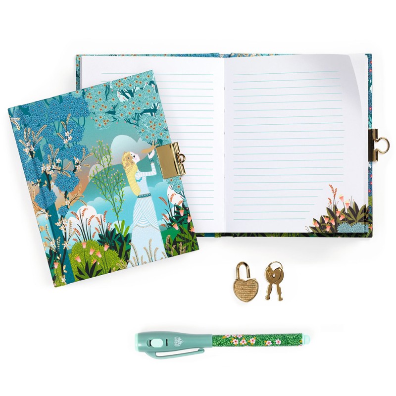 Djeco Charlotte little secret notebook - magic marker - Life style Notebook