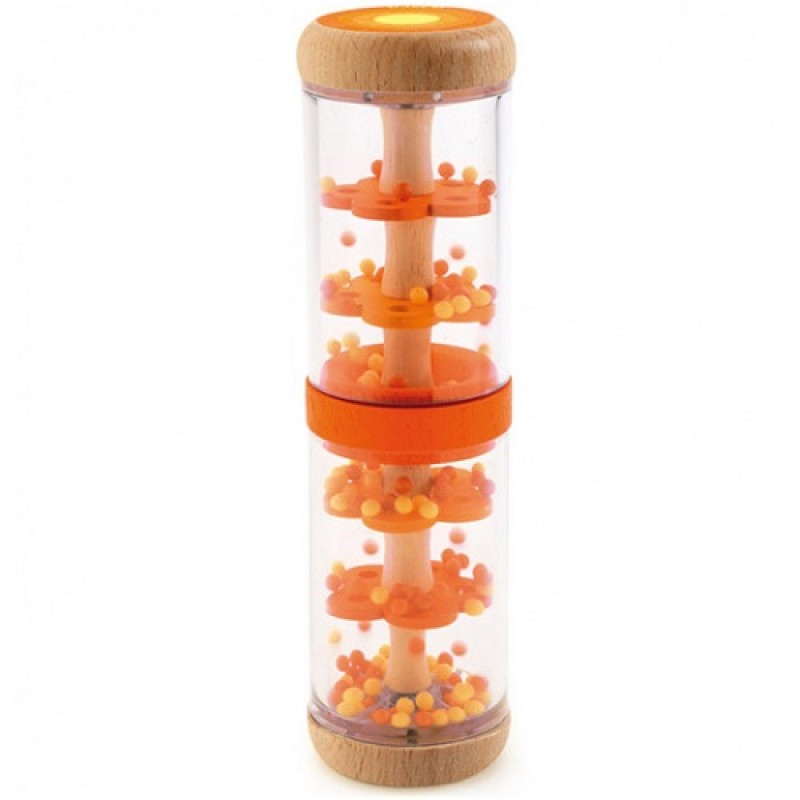 Djeco Rattles Orange rain shaker Piti rain range