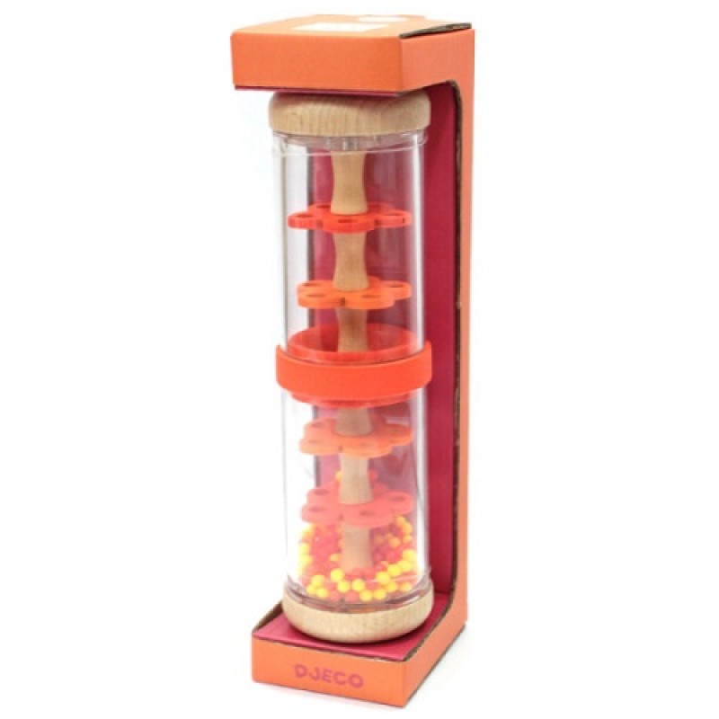 Djeco Rattles Orange rain shaker Piti rain range