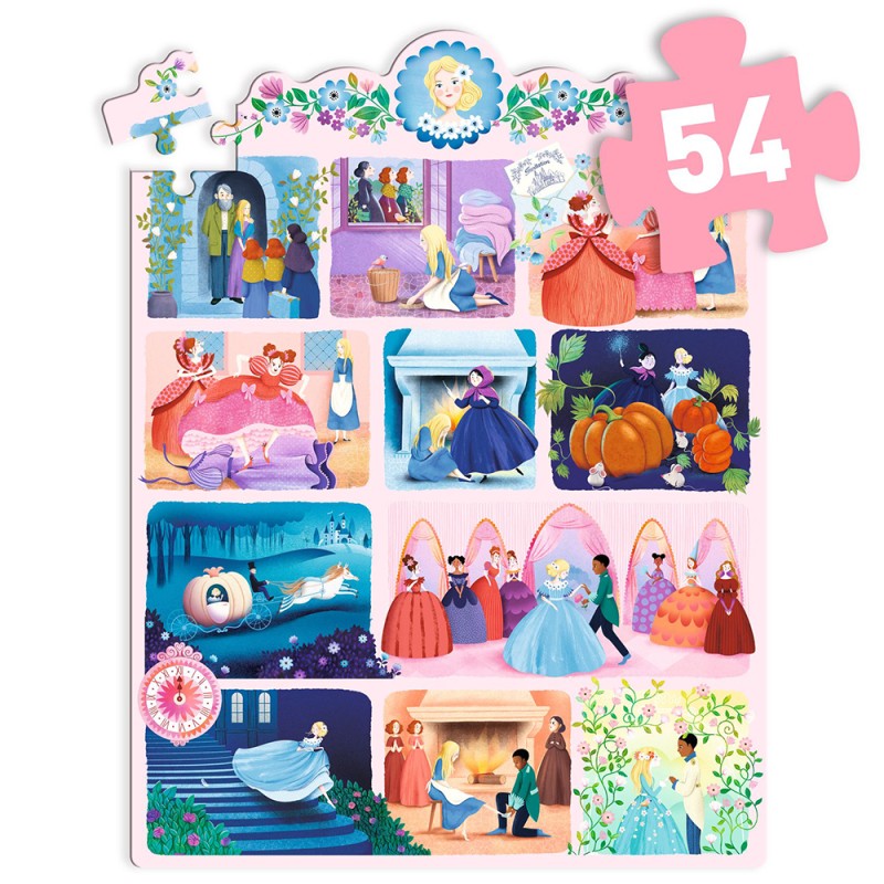 Djeco 54 pcs puzzle Cinderella