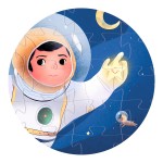 Djeco An astronaut on the moon - 36 pcs - FSC MIX