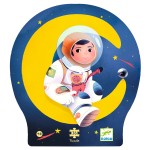 Djeco An astronaut on the moon - 36 pcs - FSC MIX