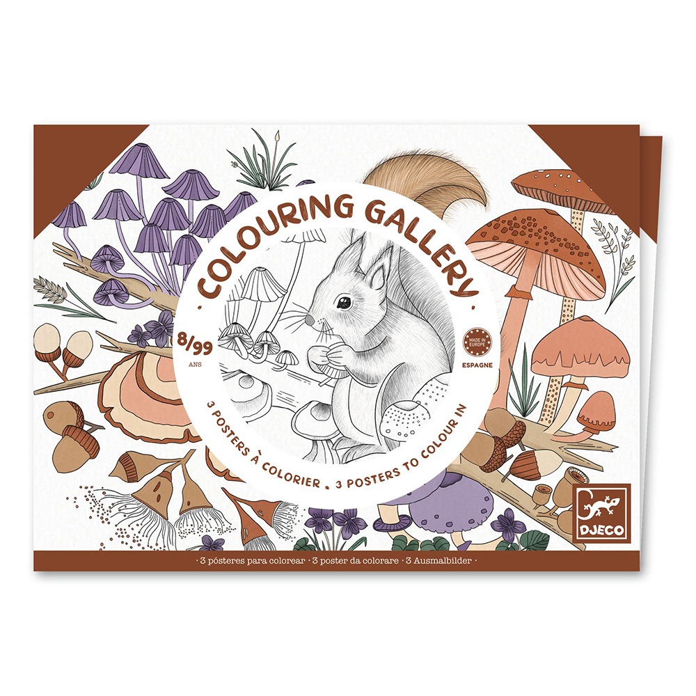 Djeco Art and craft Colouring Gallery Naturalist