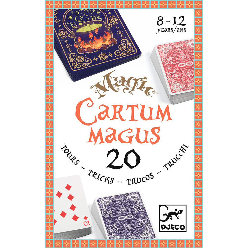 Djeco Σετ 20 μαγικά τρικ με τράπουλες "Cartum Magus"