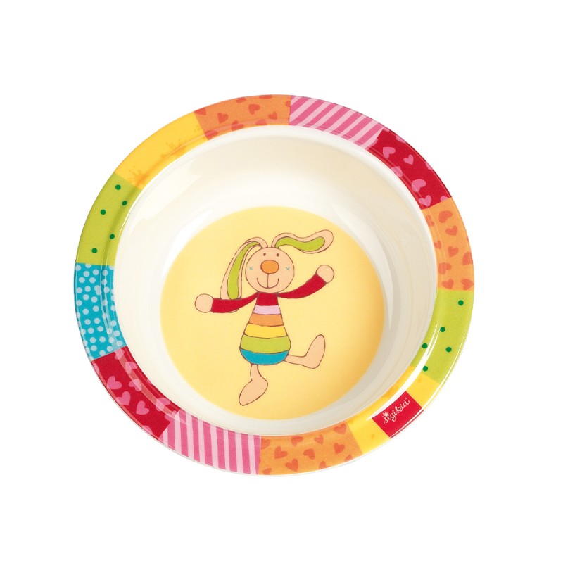 Sigikid Tableware set rabbit Rainbow Rabbit Kinderbunt