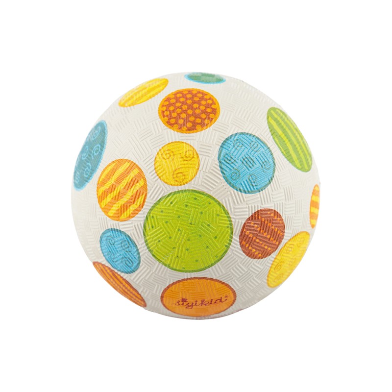 Sigikid Natural rubber ball patchwork small Kinderbunte Balle