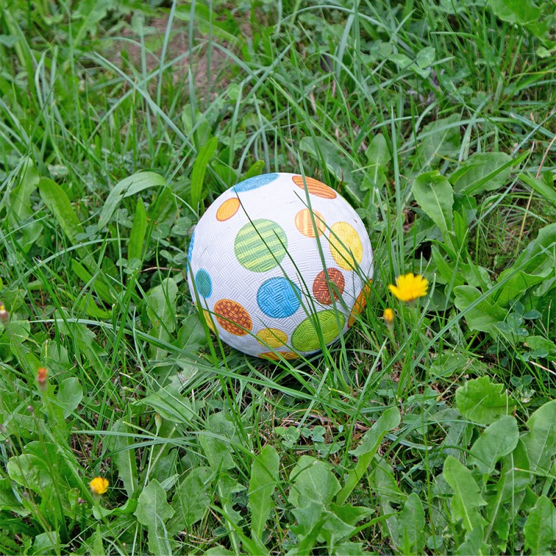 Sigikid Natural rubber ball patchwork small Kinderbunte Balle