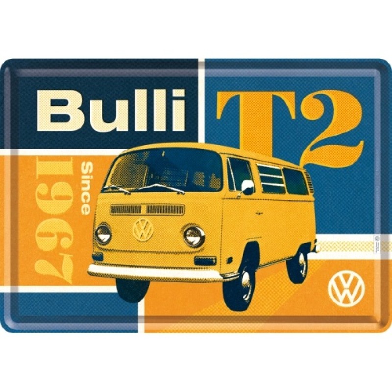 Nostalgic Μεταλλική κάρτα σε φάκελο Volkswagen VW T2 Bulli