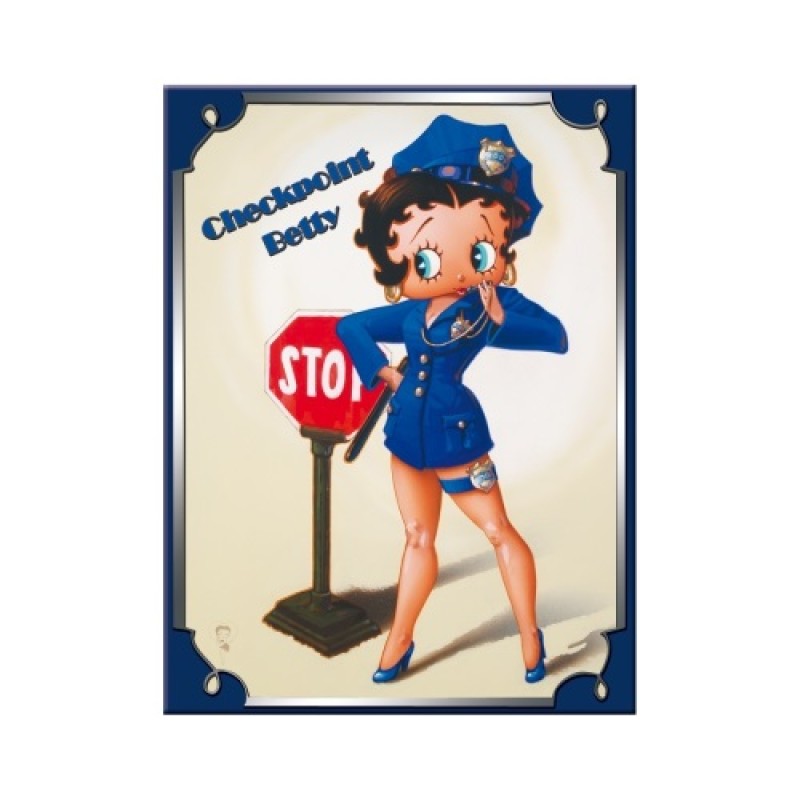 Nostalgic Μεταλλικό μαγνητάκι Betty Boop Stop