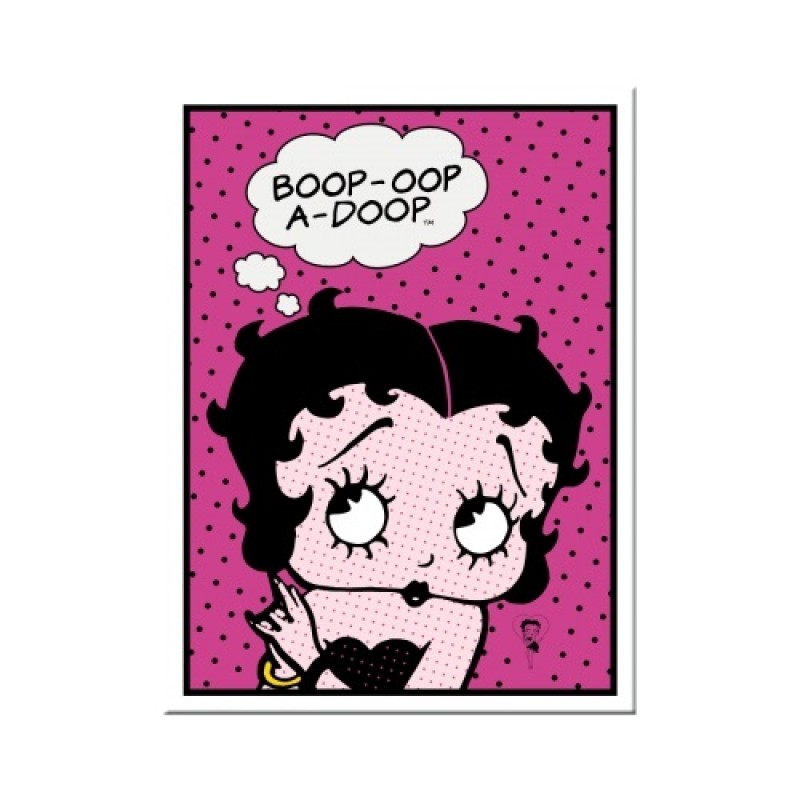 Nostalgic Μεταλλικό μαγνητάκι Betty Boop Pink