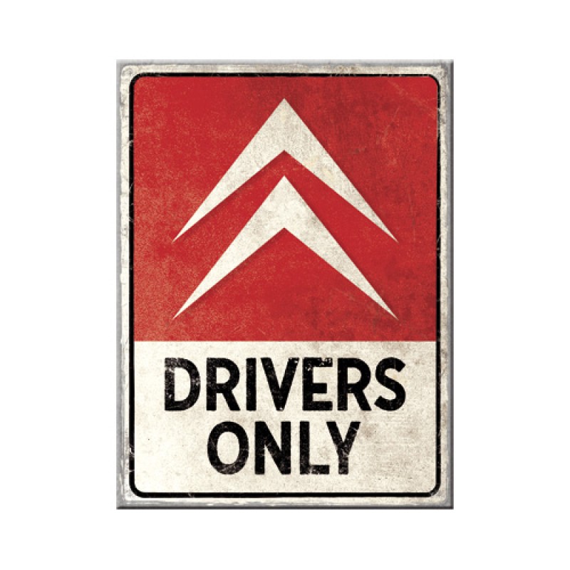 Nostalgic Μεταλλικό μαγνητάκι Citroen - Drivers Only