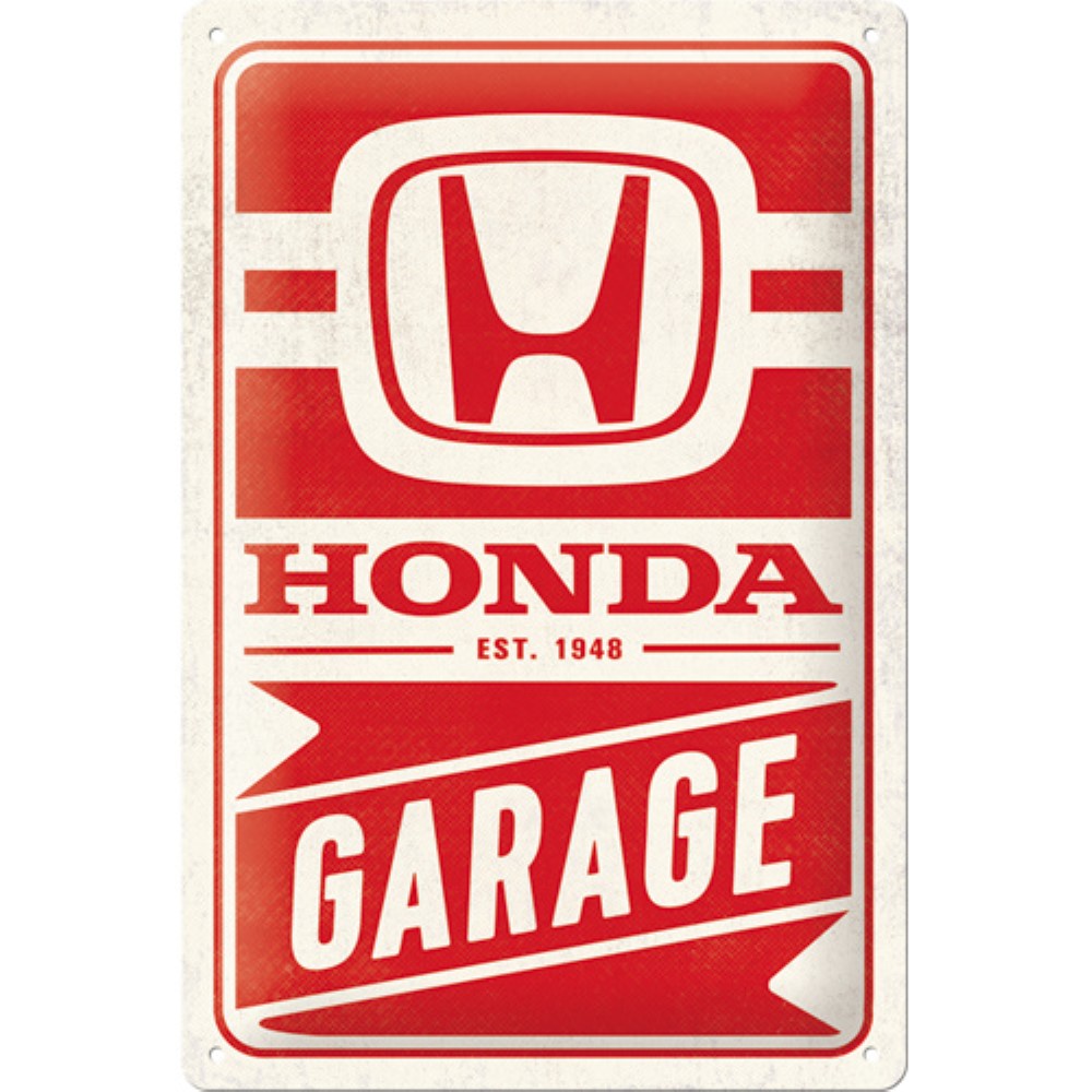 Nostalgic Μεταλλικός πίνακας Honda AM - Garage