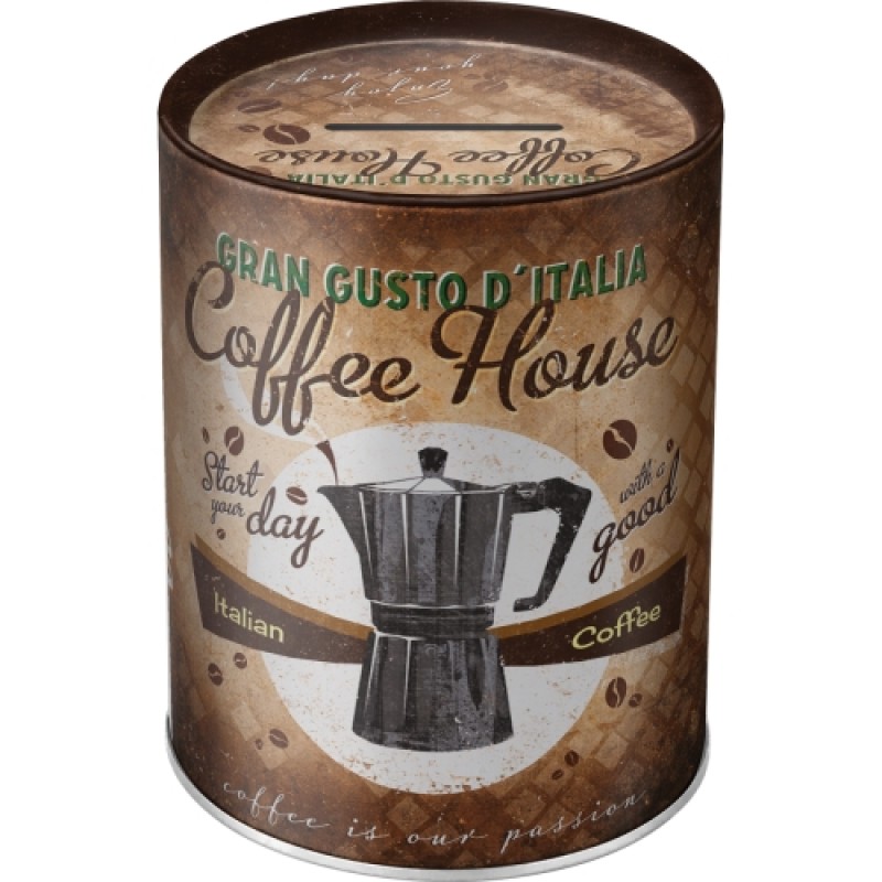 Nostalgic Money Box - Coffee & Chocolate - Coffee Fund