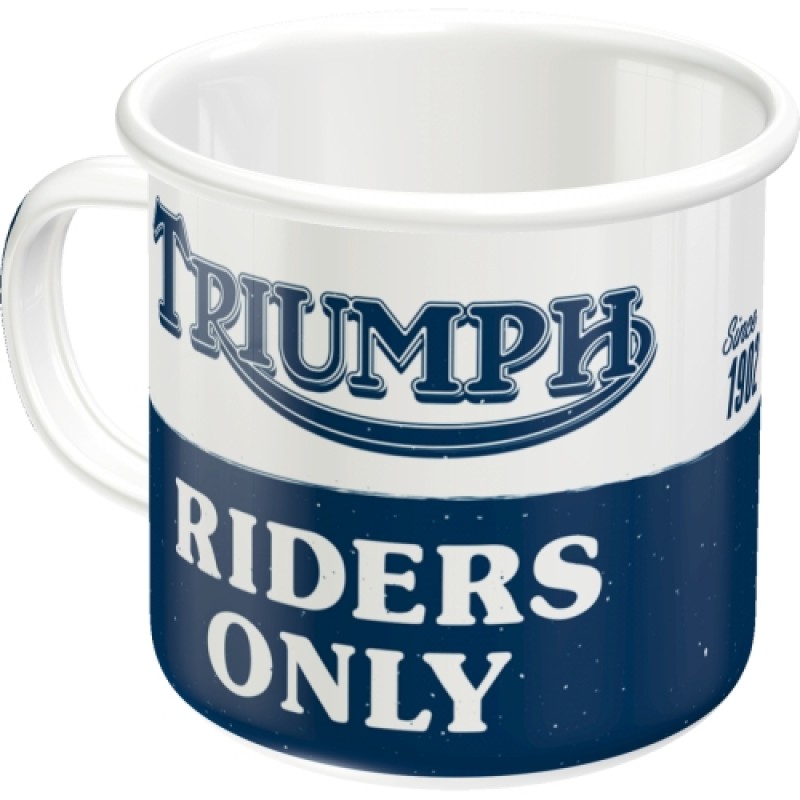 Nostalgic Enamel Mug Triumph-Riders Only