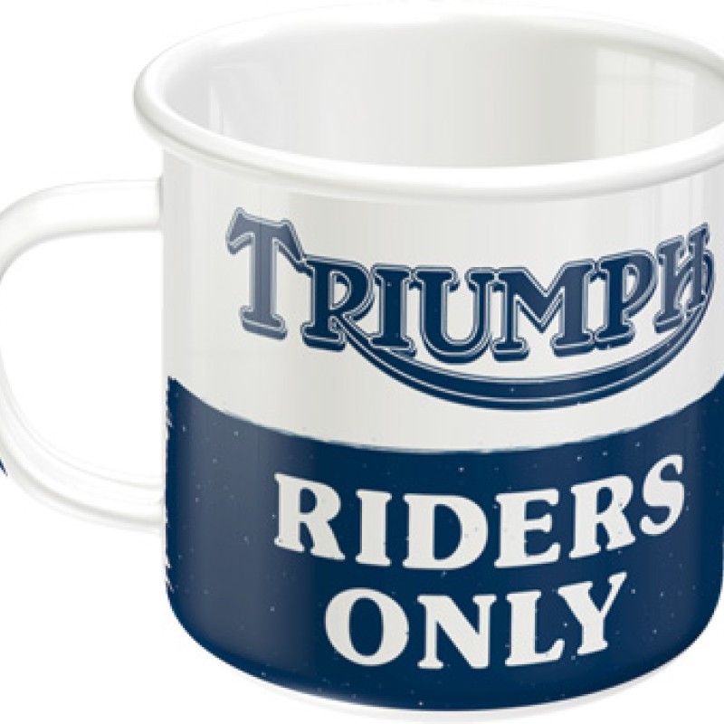 Nostalgic Enamel Mug Triumph-Riders Only