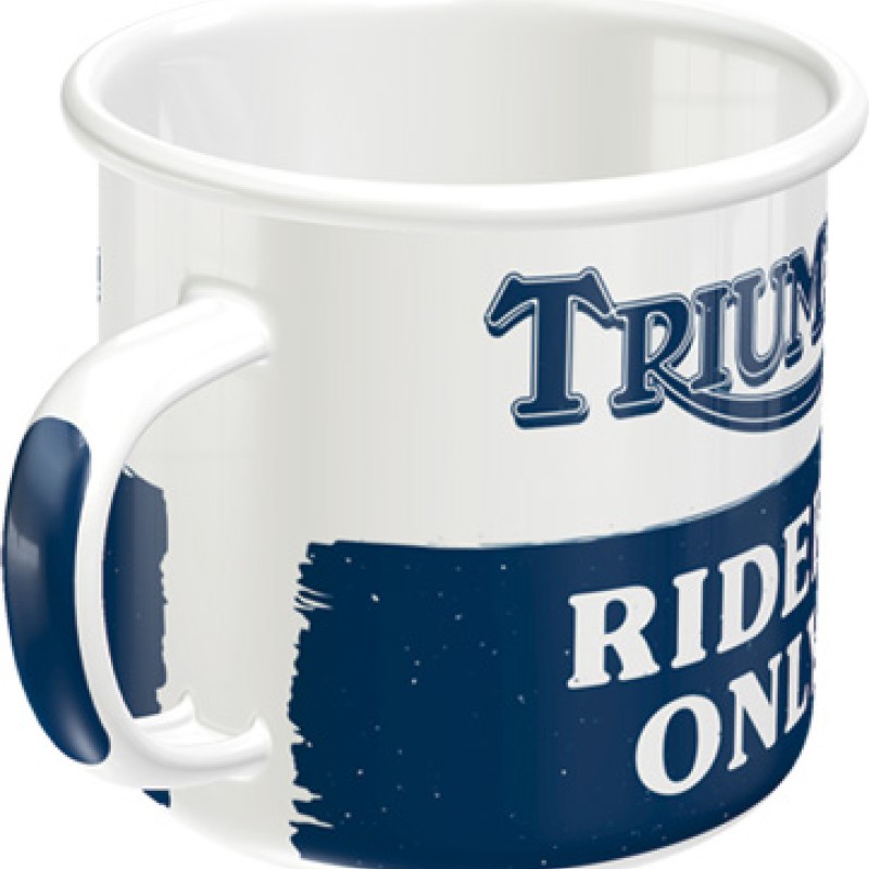 Nostalgic Enamel Mug Triumph-Riders Only