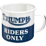 Nostalgic Enamel Mug Triumph-Riders Only