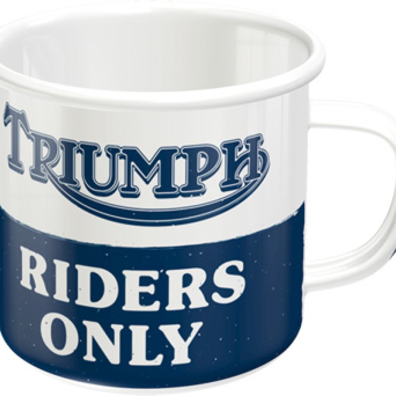 Nostalgic Enamel Mug Triumph-Riders Only