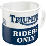 Nostalgic Enamel Mug Triumph-Riders Only