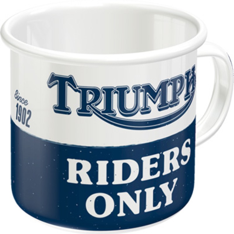 Nostalgic Enamel Mug Triumph-Riders Only