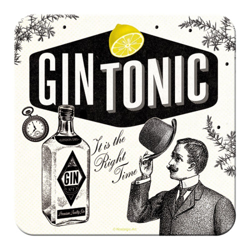 Nostalgic μεταλλικό σουβερ Gin Tonic