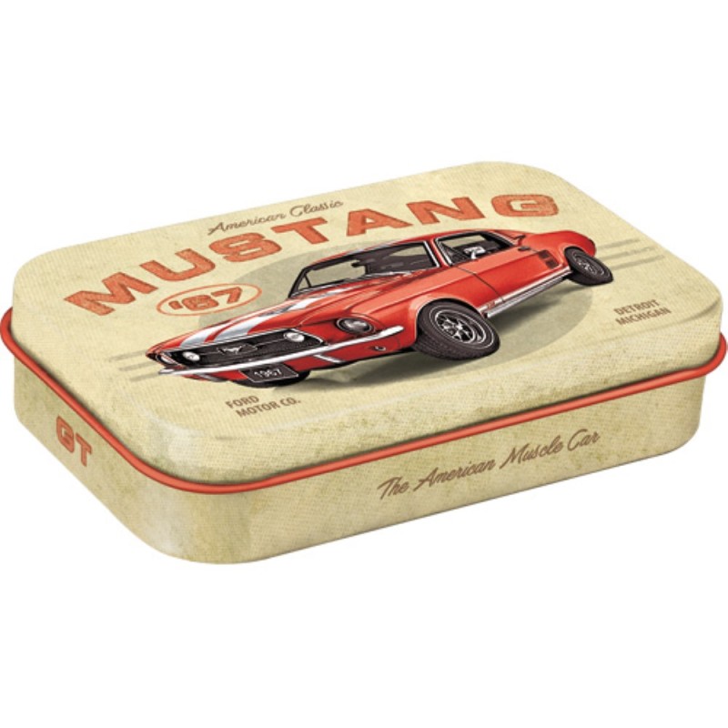 Nostalgic Mintbox XL Ford Mustang - GT 1967 Red