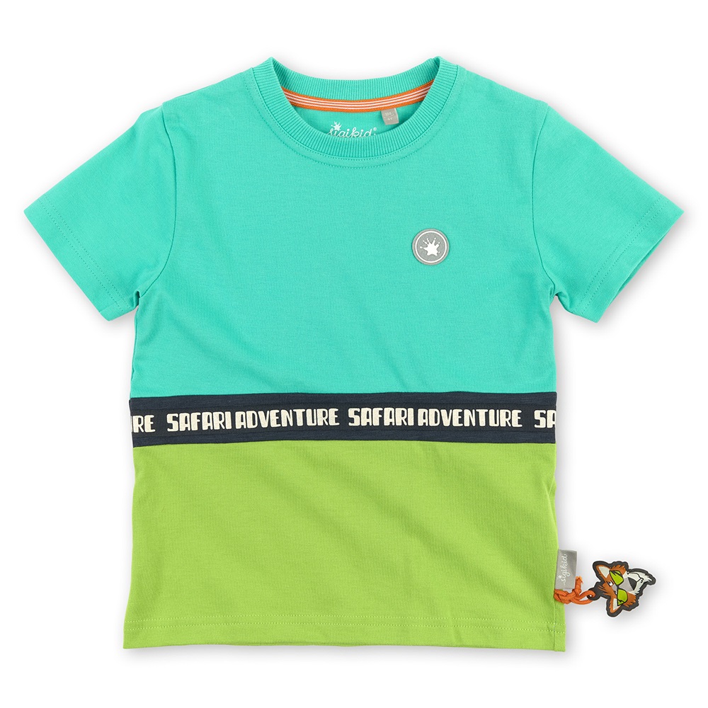 Boys colour block T-shirt ‘Safari Adventure’ – Size: 110