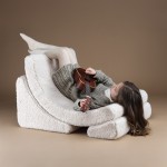 Wigiwama Cream White Moon Chair